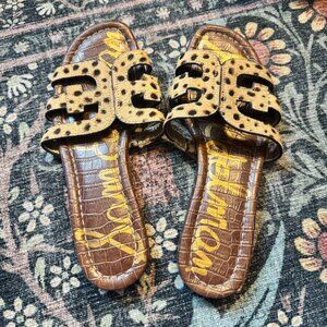 Sam Edelman Sandals Cheetah Print 7.5